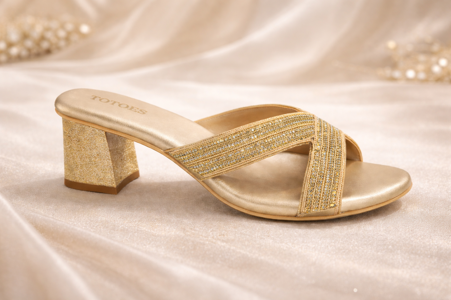 TOTOES Royale Cross-Strap Sandals