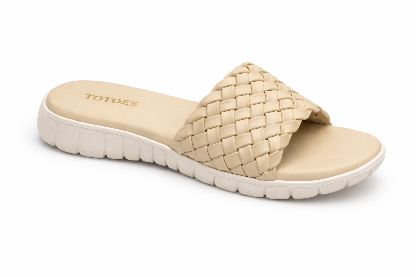 Women Woven Comfort Slides