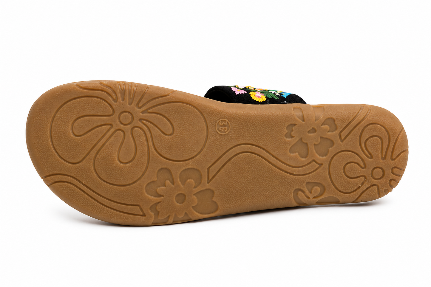 TOTOES Women Floral Embroidered Flats