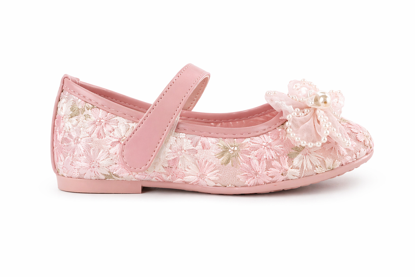 TOTOES Floral Lace Ballerinas