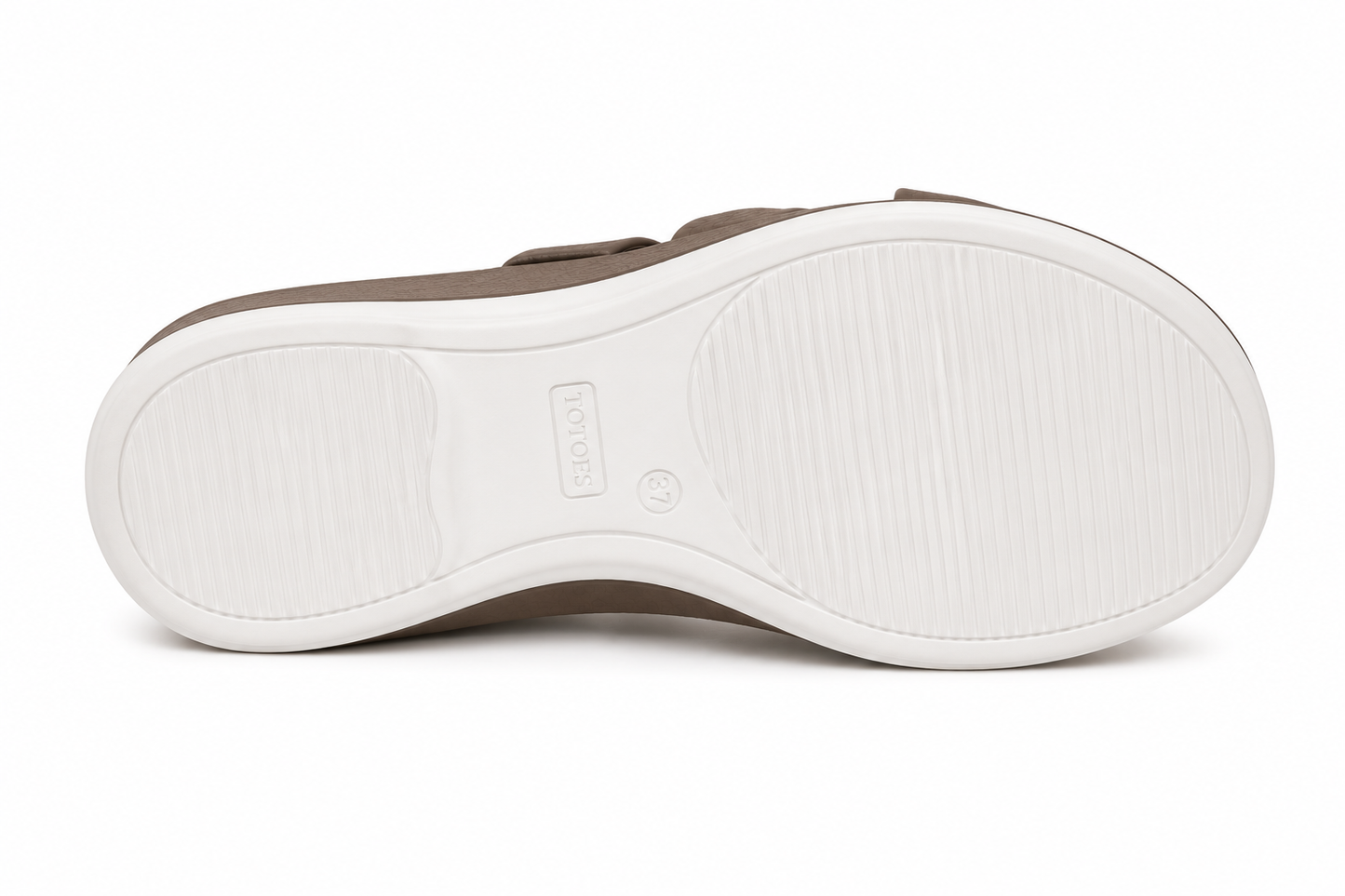 TOTOES Comfort Cross Strap Wedge Sandals