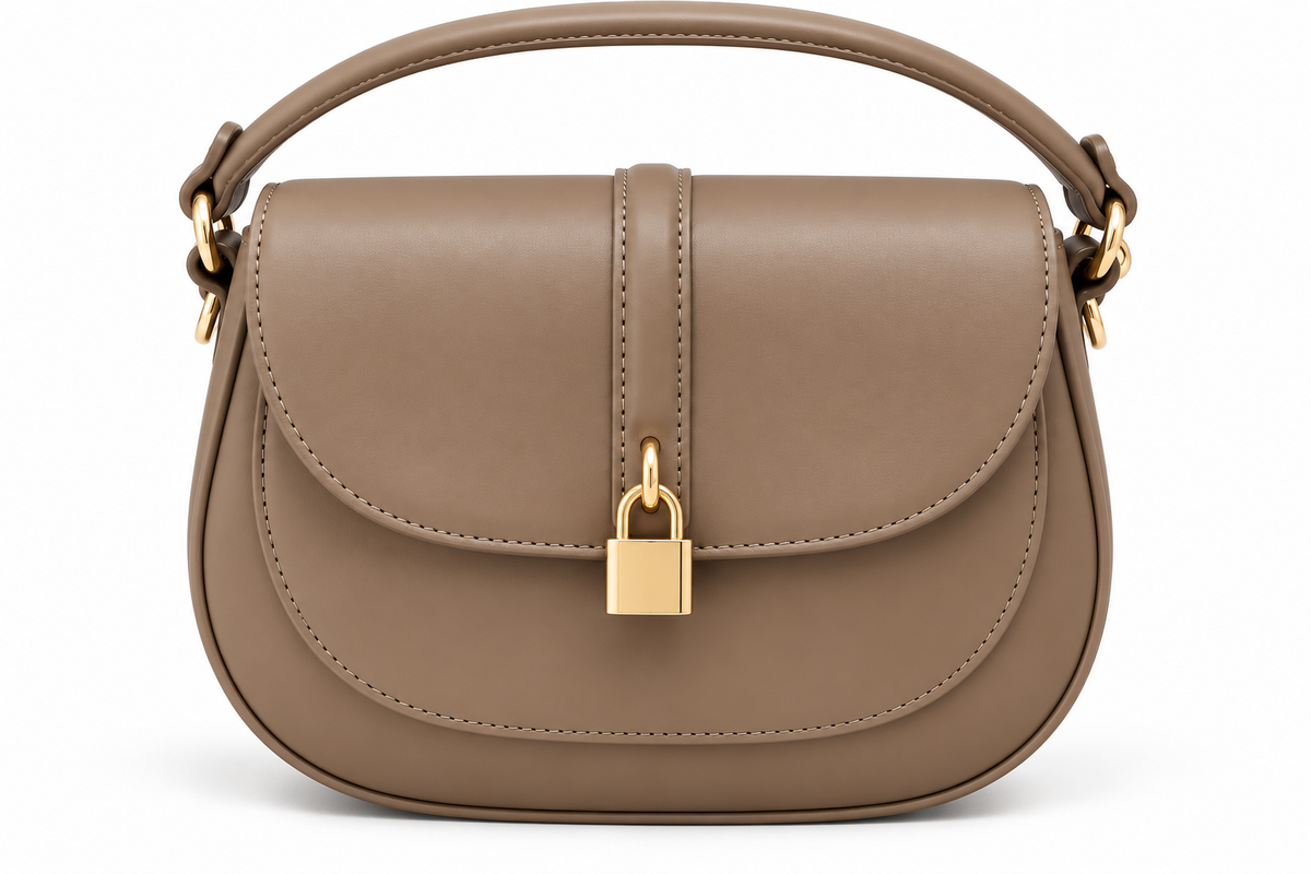 TOTOES Women’s Structured Saddle Handbag