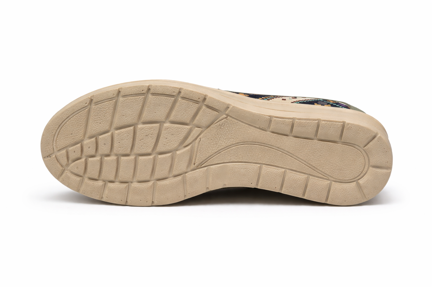 TOTOES Ethnic Pattern Platform Loafers