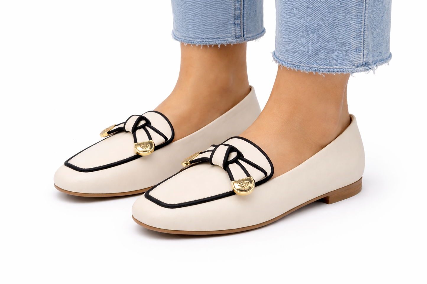 TOTOES Bow Detail Loafers