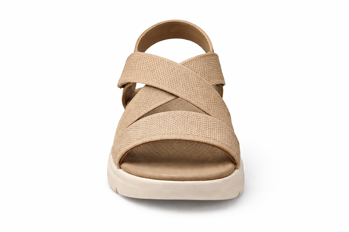 TOTOES Elastic Cross Strap Comfort Sandals