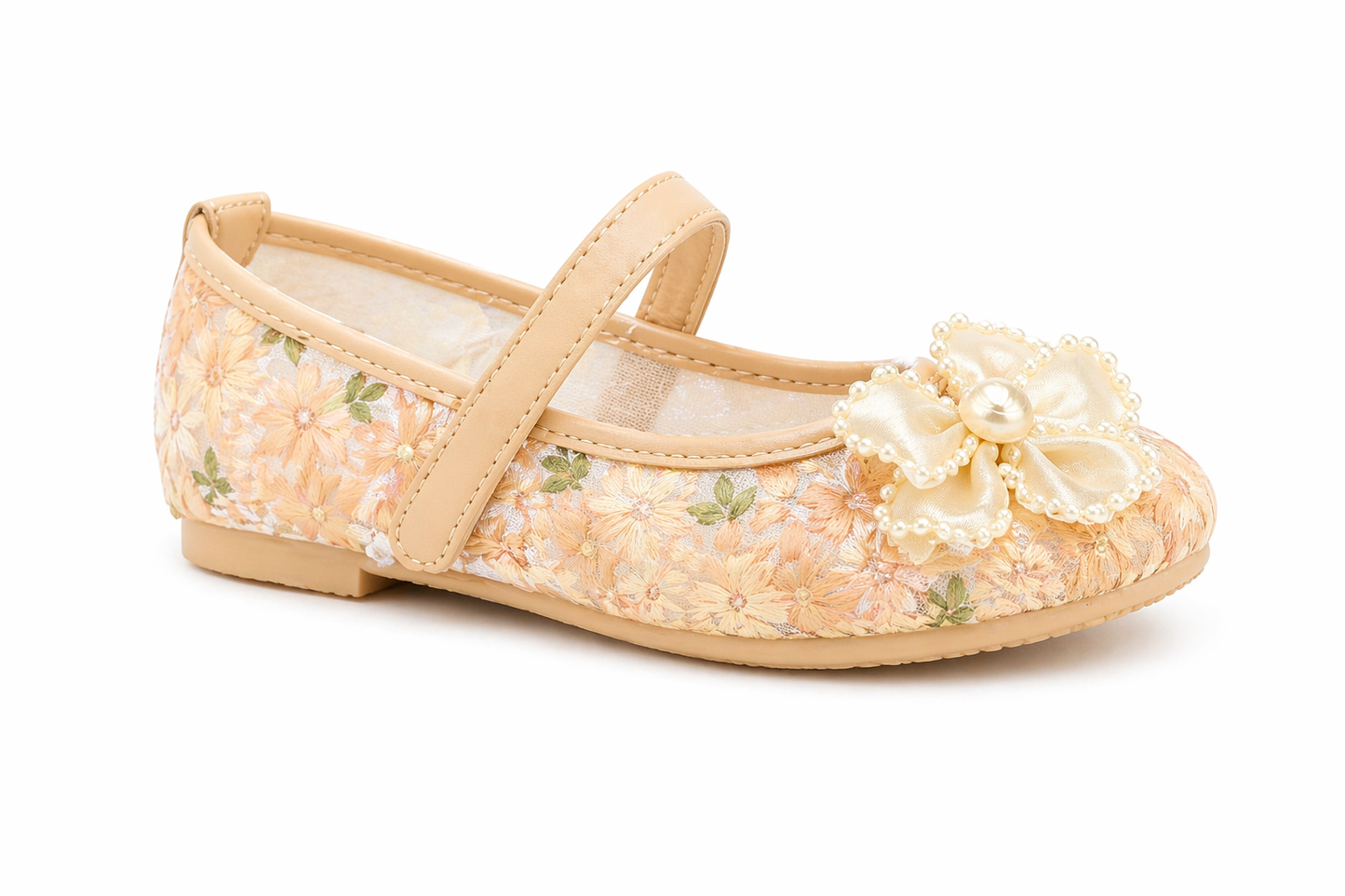 TOTOES Floral Lace Ballerinas