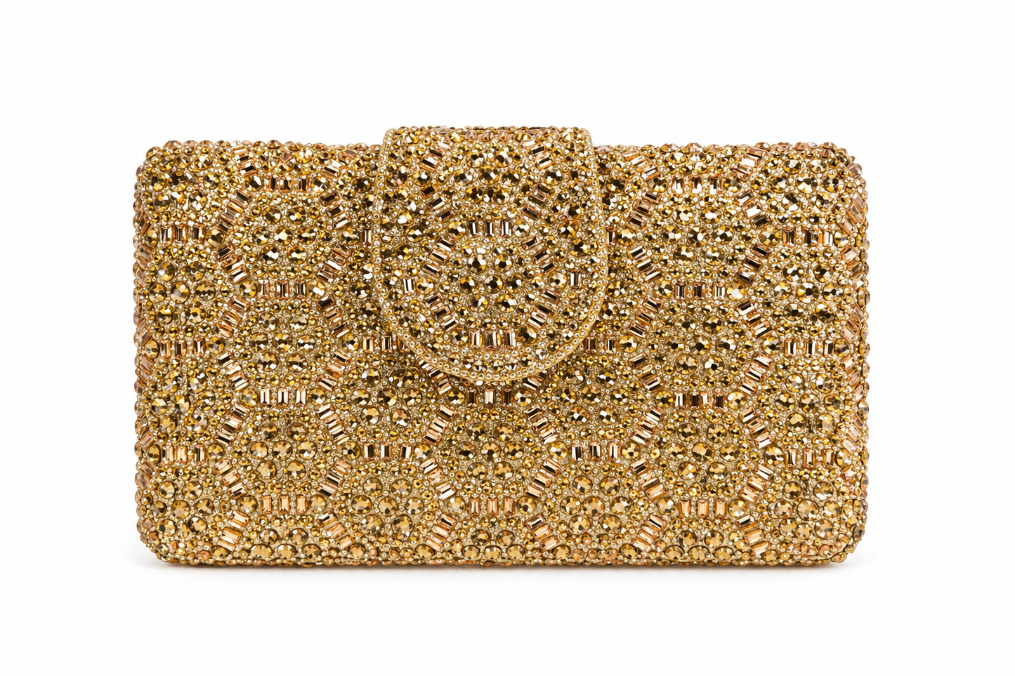 TOTOES Luxe Crystal Rhinestone Clutch
