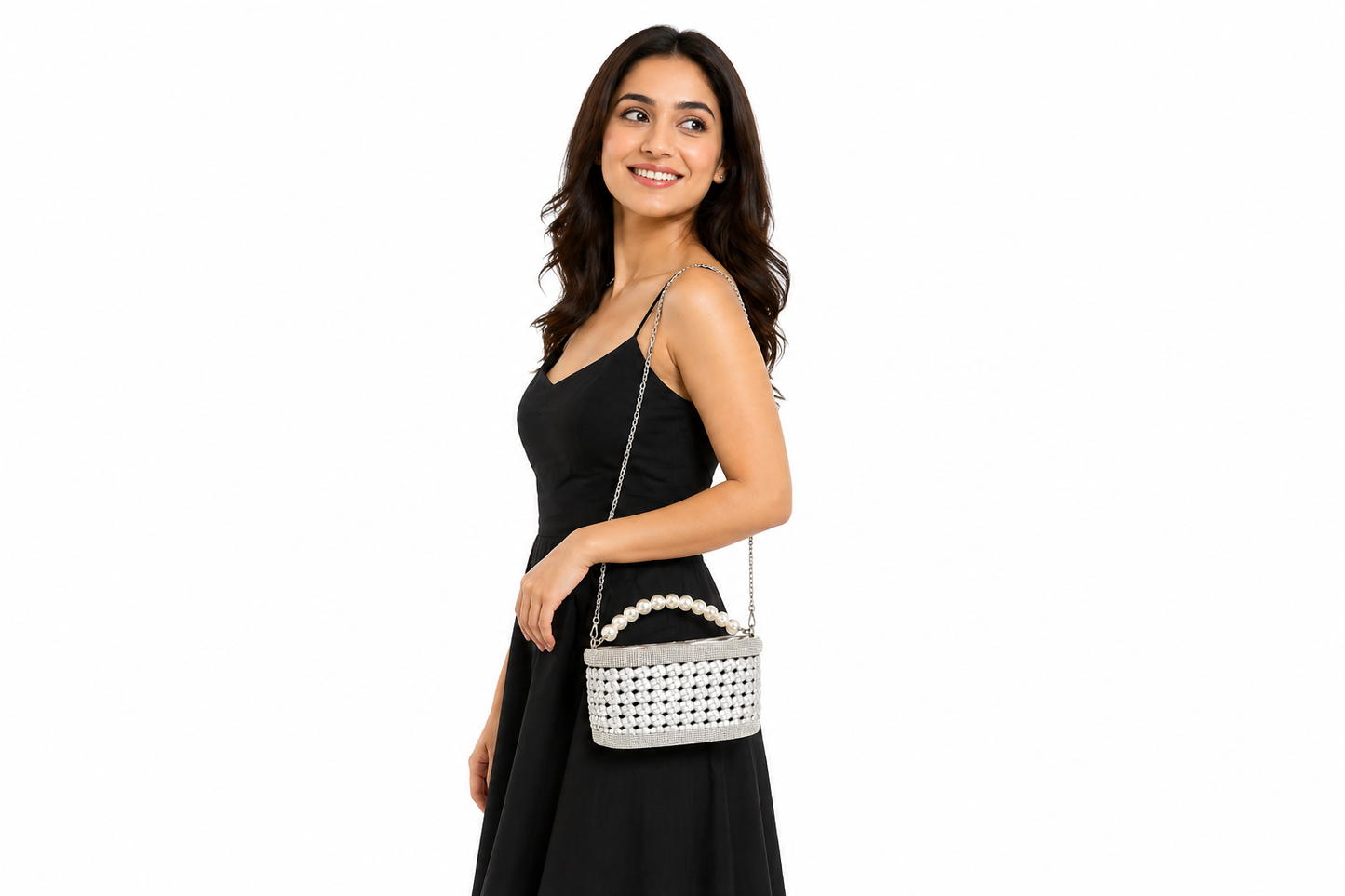 TOTOES Pearl Handle Potli Bag