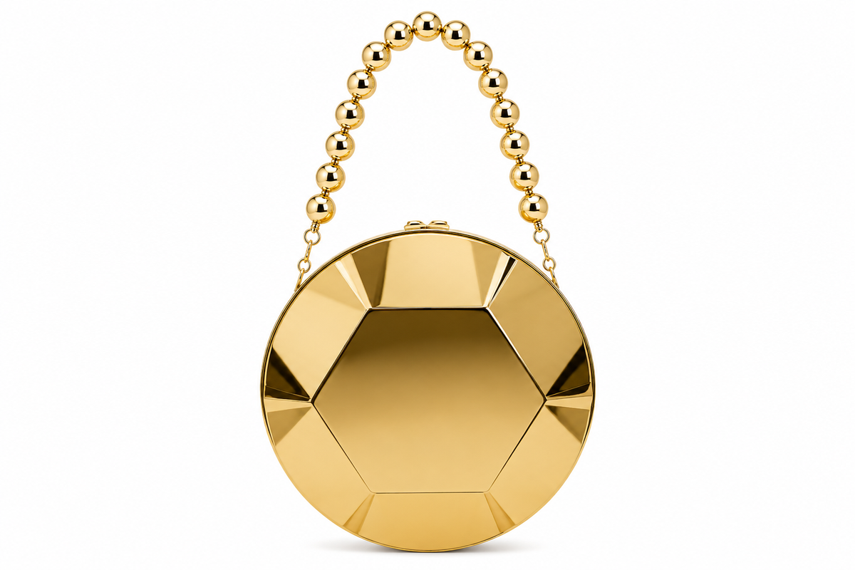 TOTOES Women’s Geometric Round Clutch Bag