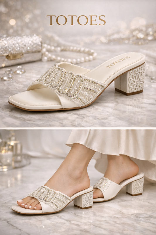 TOTOES Elegant Ivory Heels
