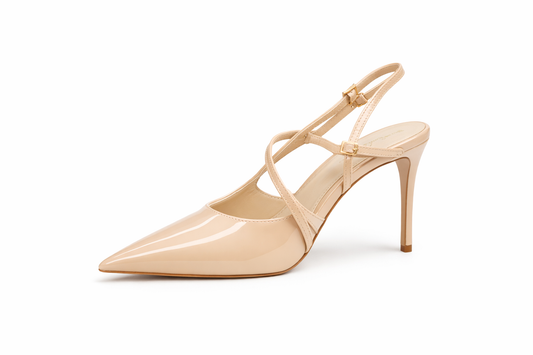 TOTOES LuxePoint Patent Slingback Stiletto Heels