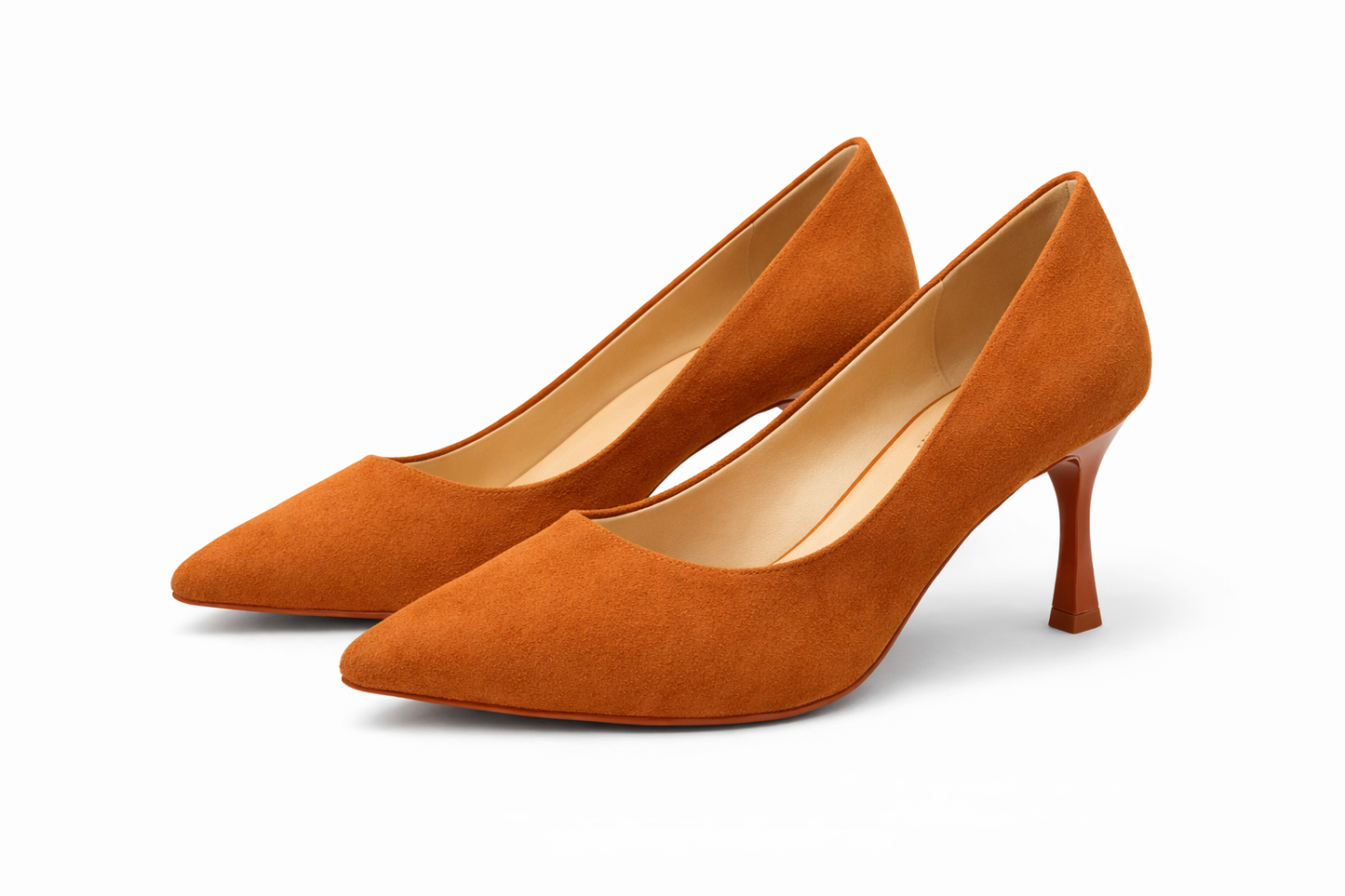 TOTOES Women’s Suede Pointed Toe Stiletto Heels