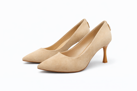 TOTOES Women’s Suede Pointed Toe Stiletto Heels