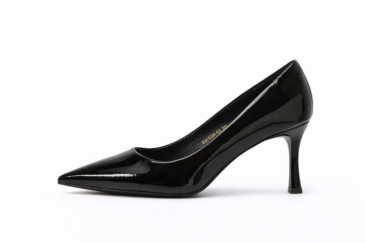 TOTOES Women’s Patent Leather Pointed Toe Stiletto Heels