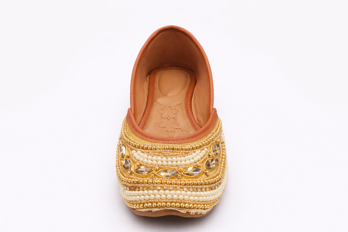 TOTOES Sunehri Pearl Jutti