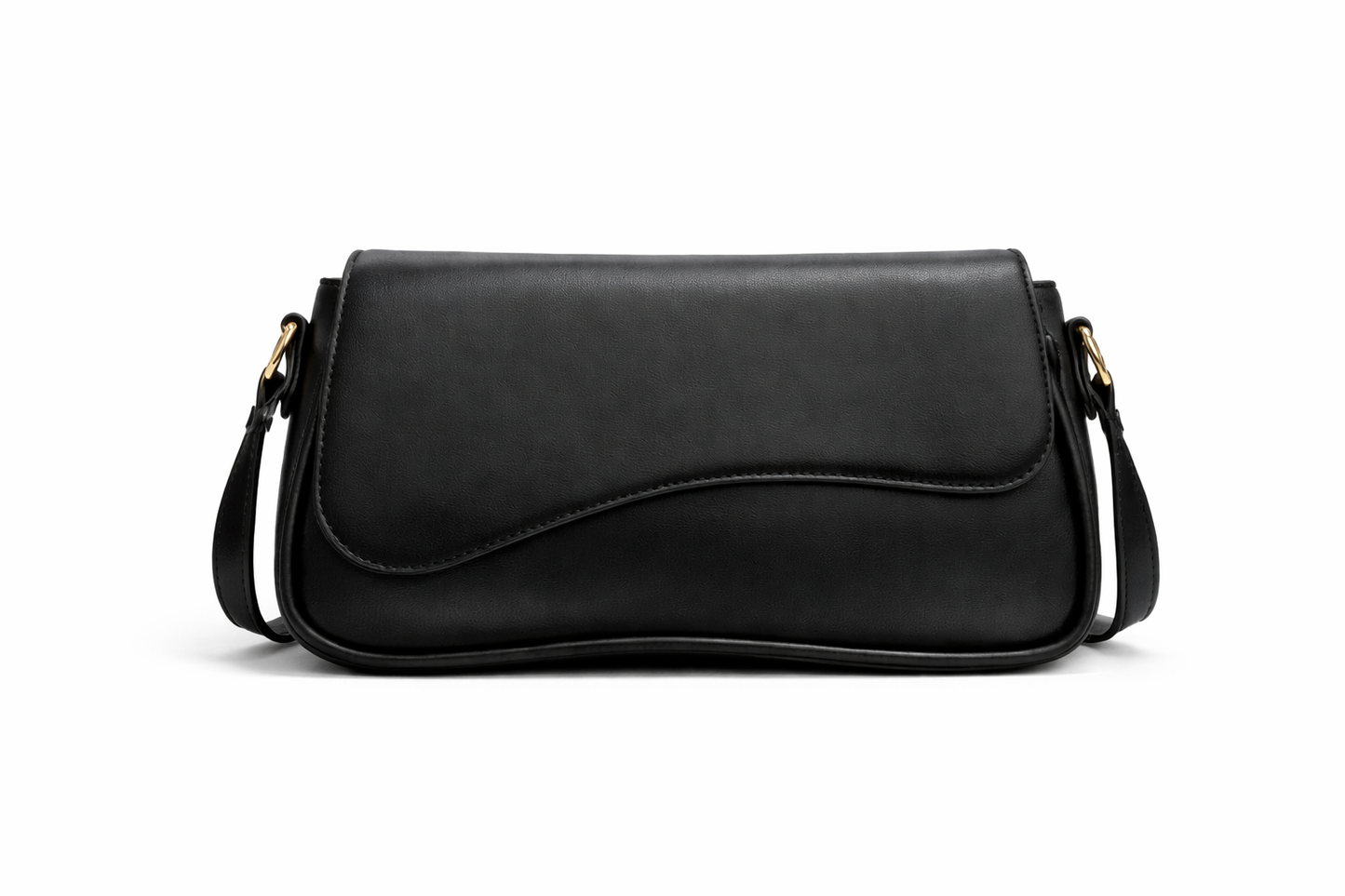 Elegant Curve Flap Mini Shoulder Bag for Women