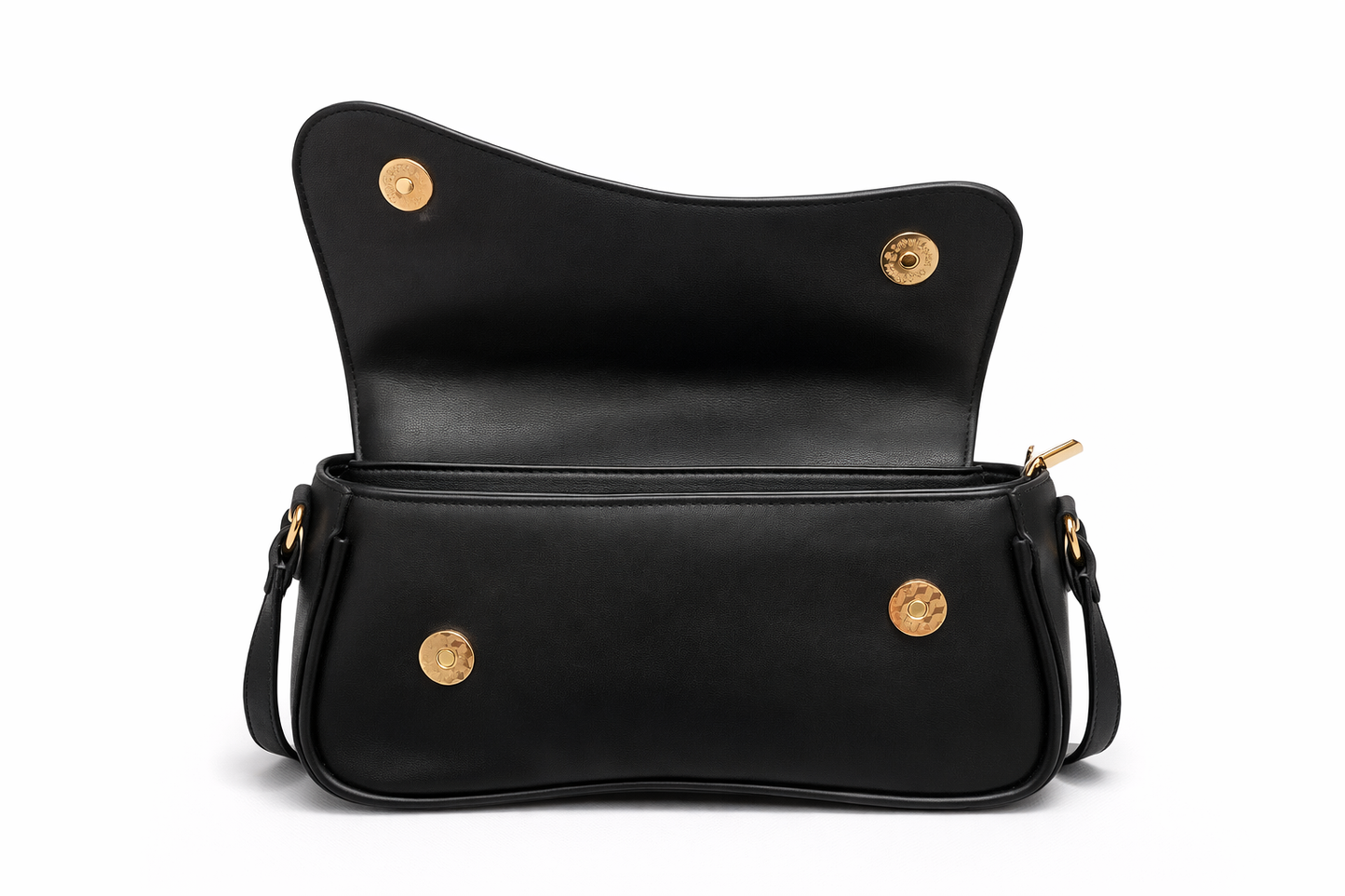 Elegant Curve Flap Mini Shoulder Bag for Women