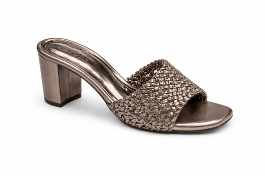 TOTOES Woven Block Heel Mules
