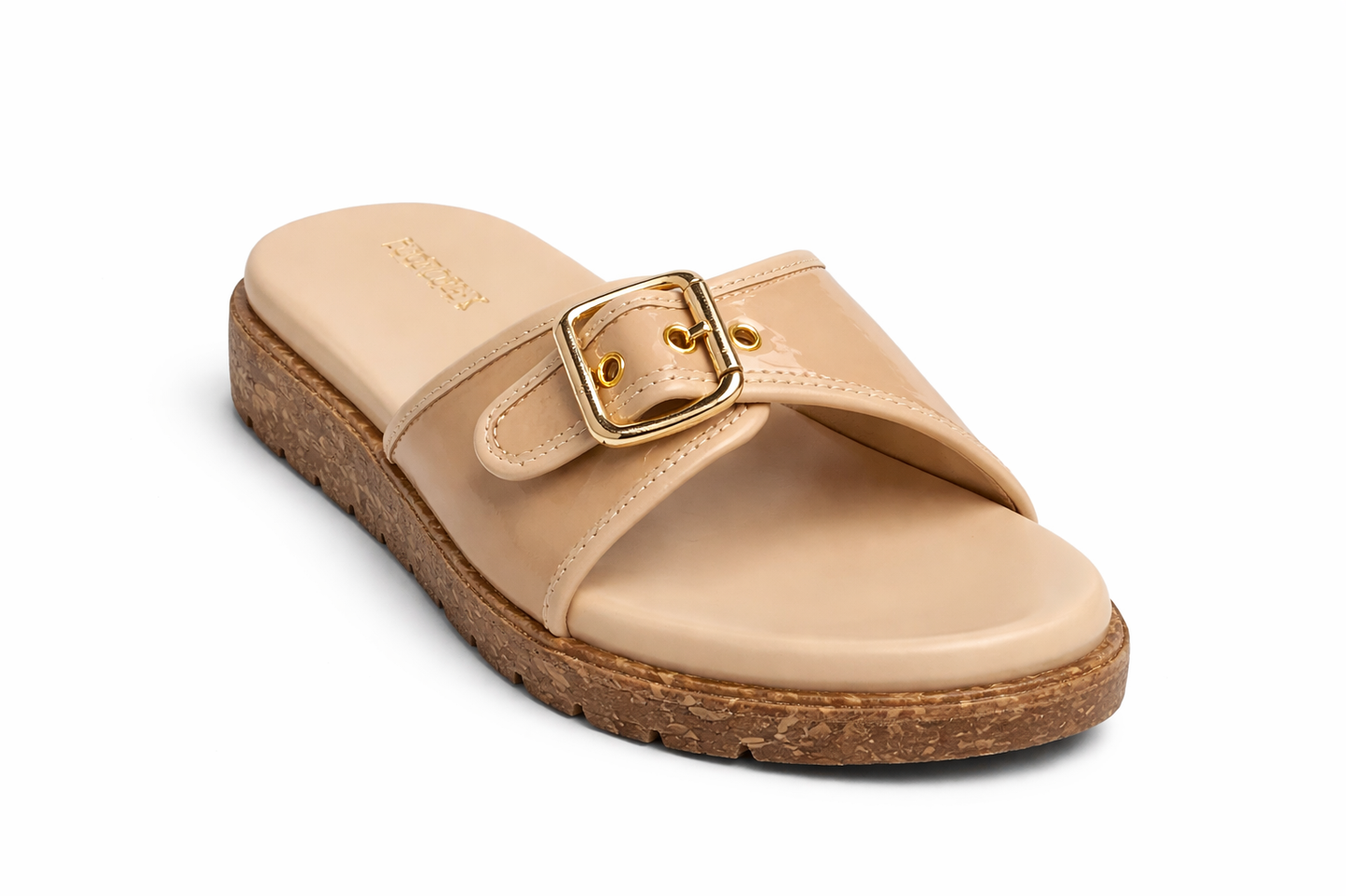 TOTOES Luxe Buckle Comfort Slides
