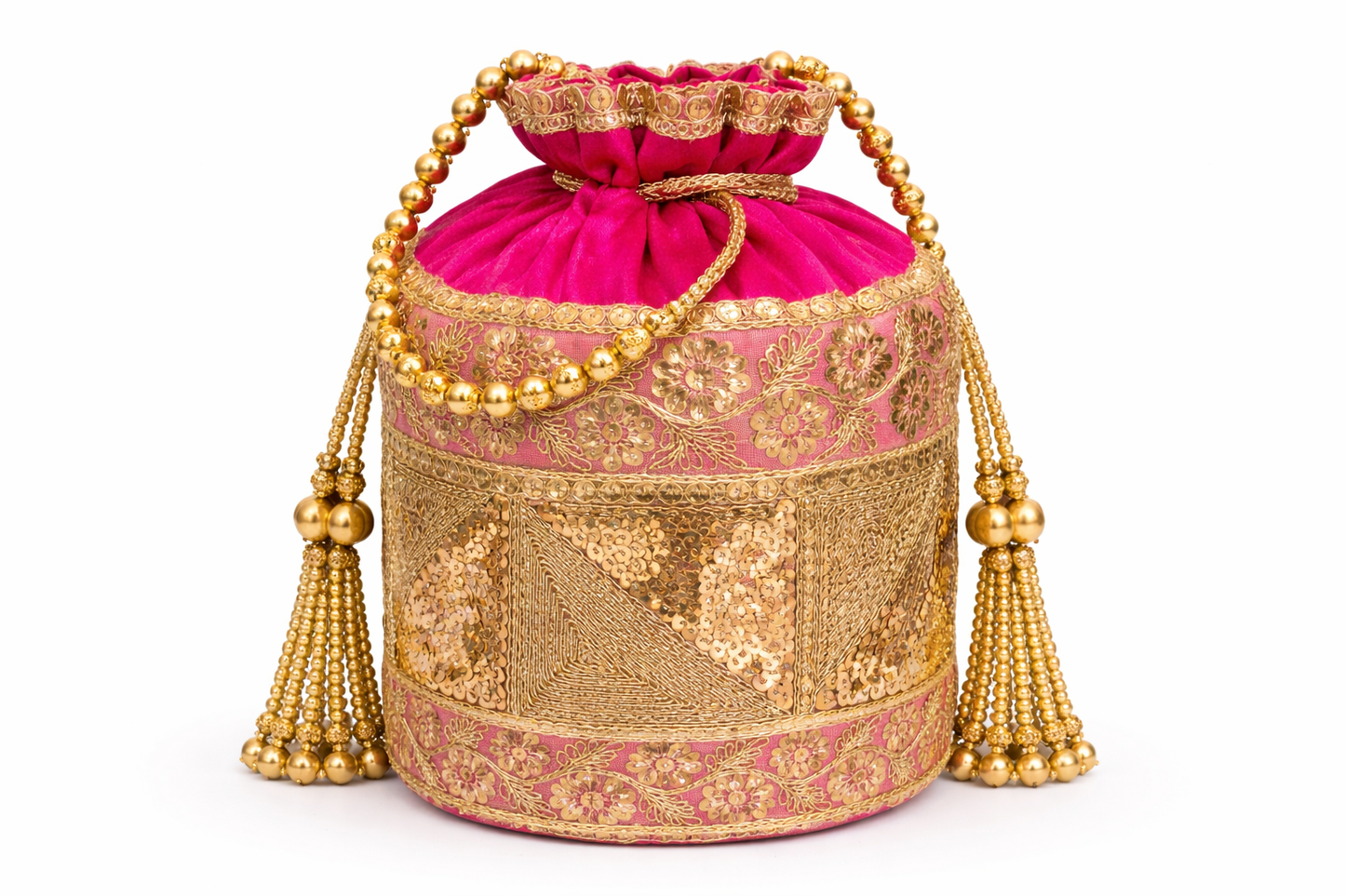 Royal Zari Embroidered Potli Bag