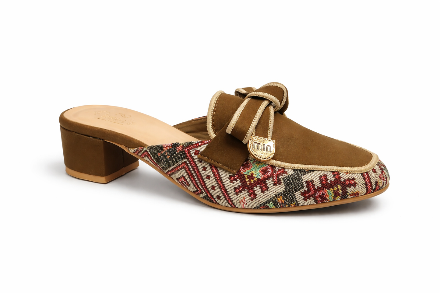 TOTOES Boho Knot Mule Heels