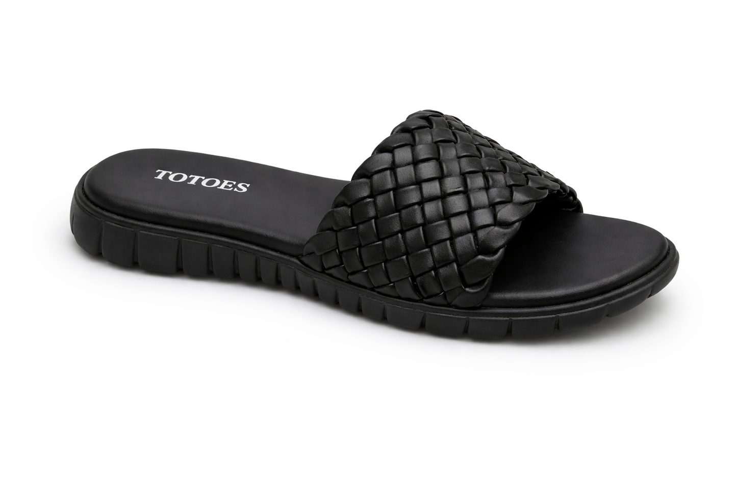 Women Woven Comfort Slides