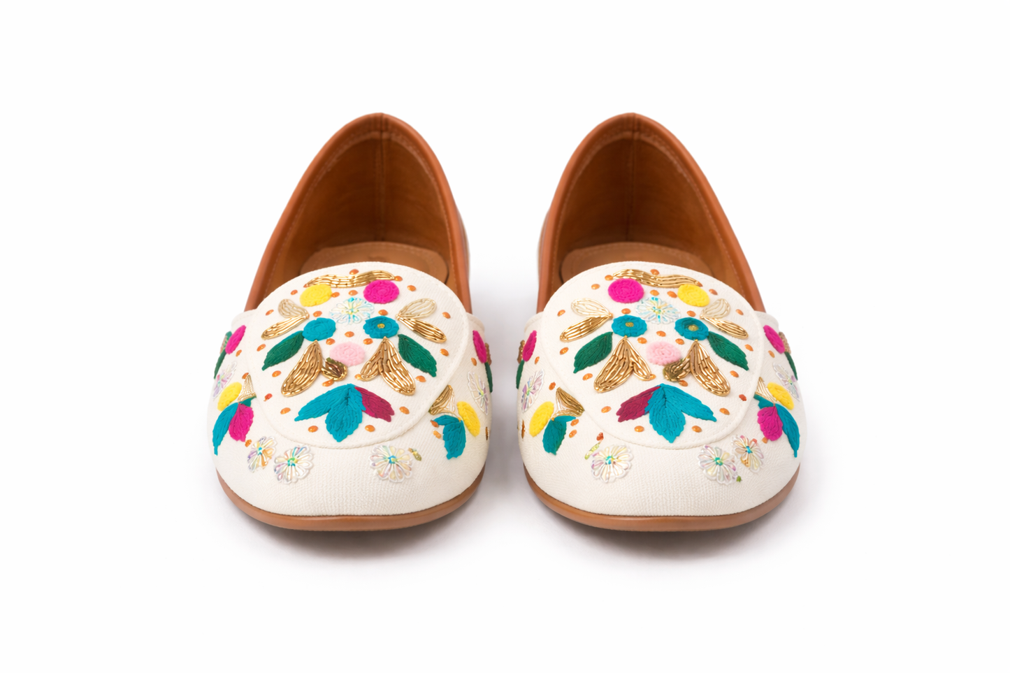 TOTOES Noor Embroidered Ethnic Flats