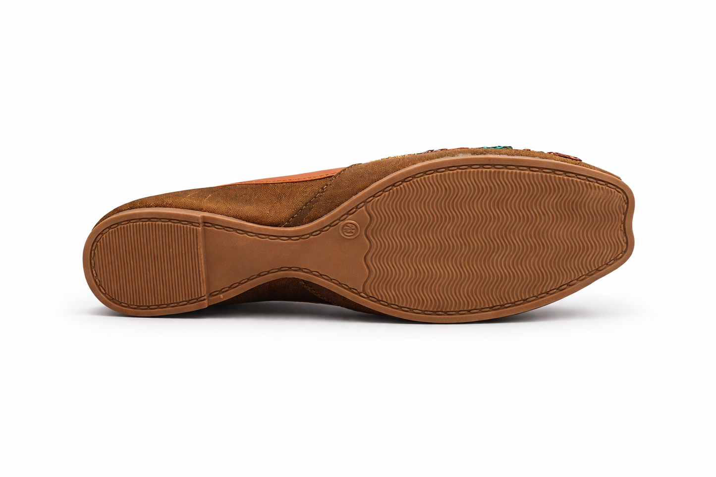 TOTOES Boho Beaded Ethnic Jutti Flats for Women