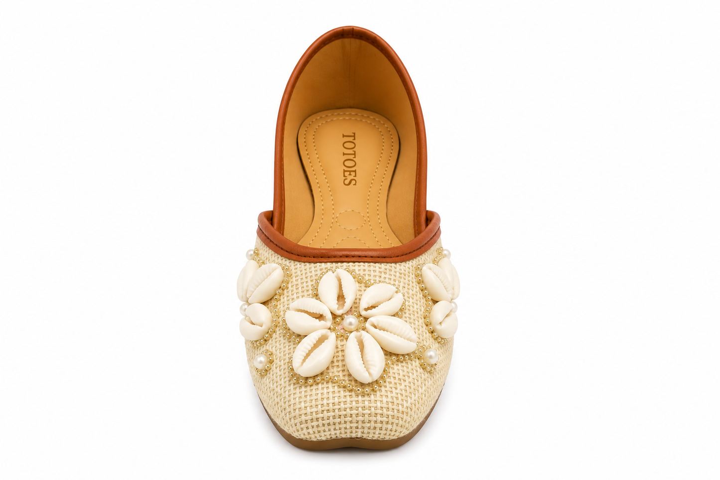 TOTOES Shell Embellished Ethnic Jutti