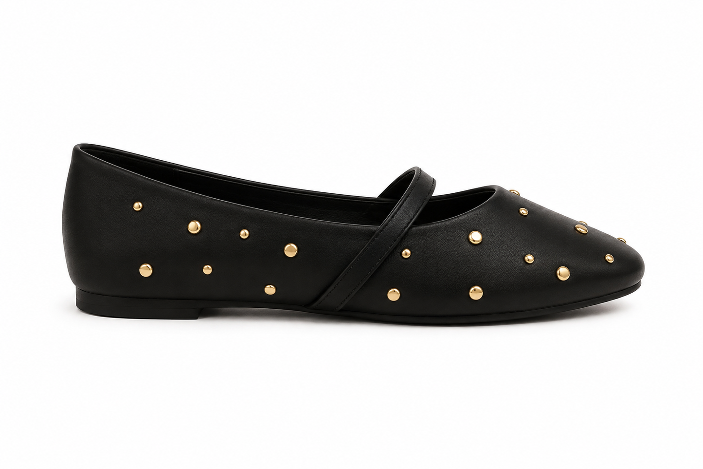 TOTOES Studded Mary Jane Flats