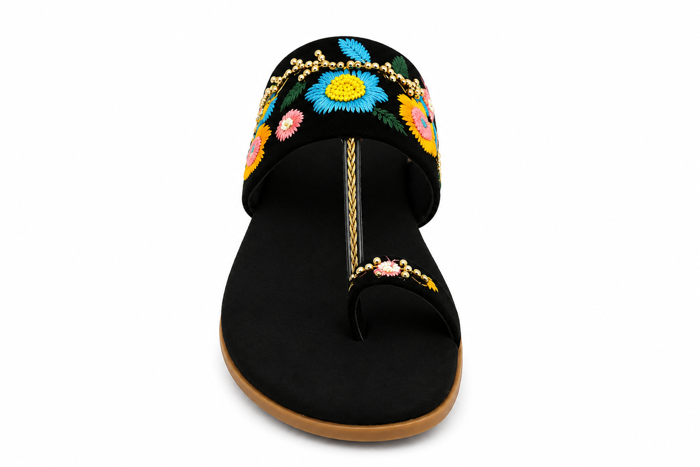 TOTOES Women Floral Embroidered Flats
