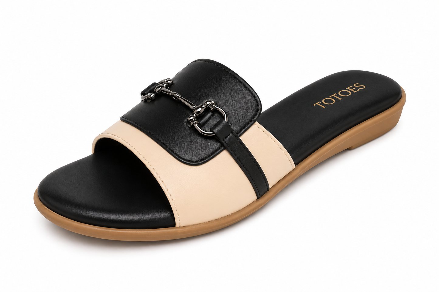 TOTOES Women’s Dual Tone Slip-On Flats