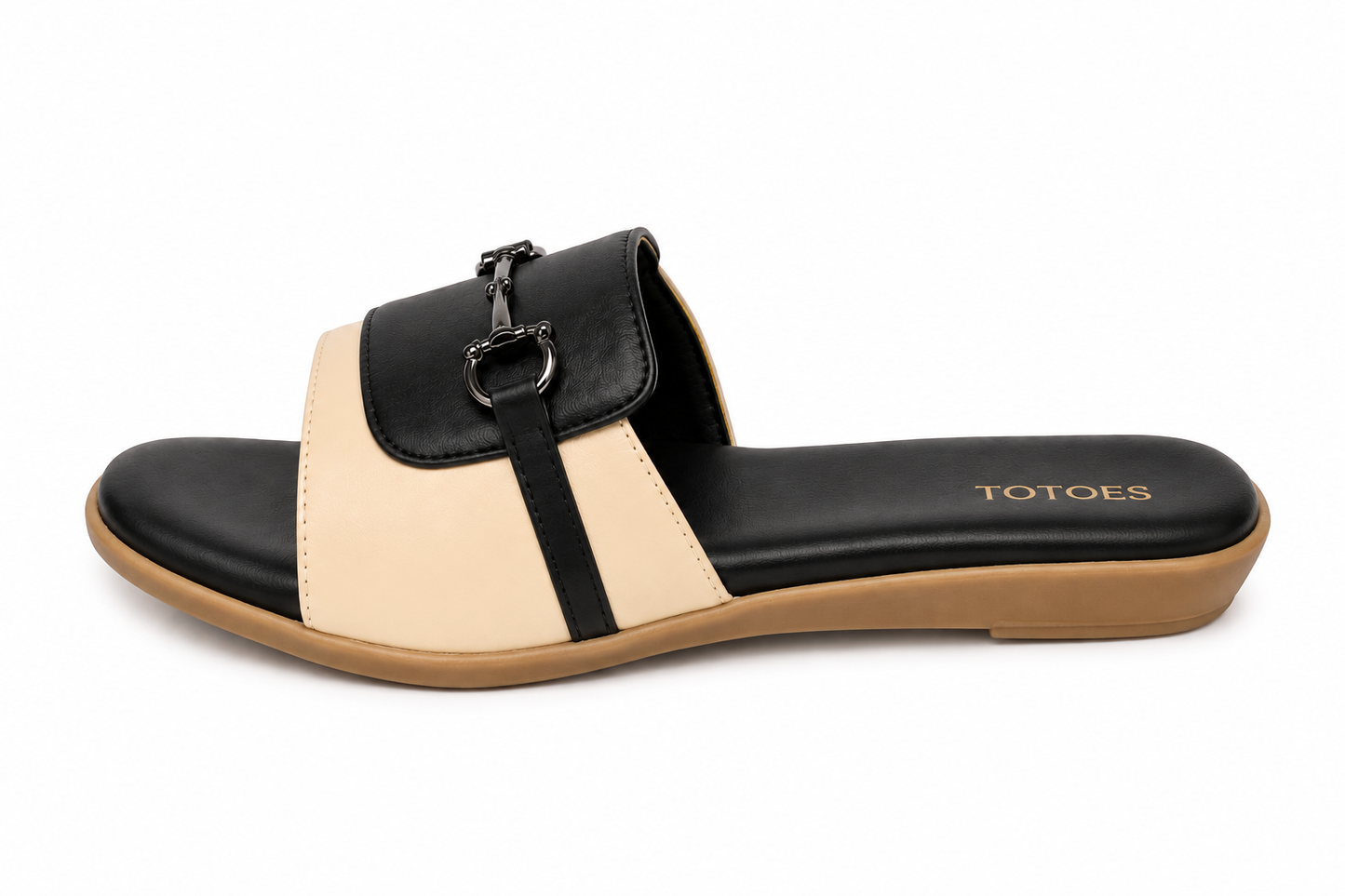 TOTOES Women’s Dual Tone Slip-On Flats
