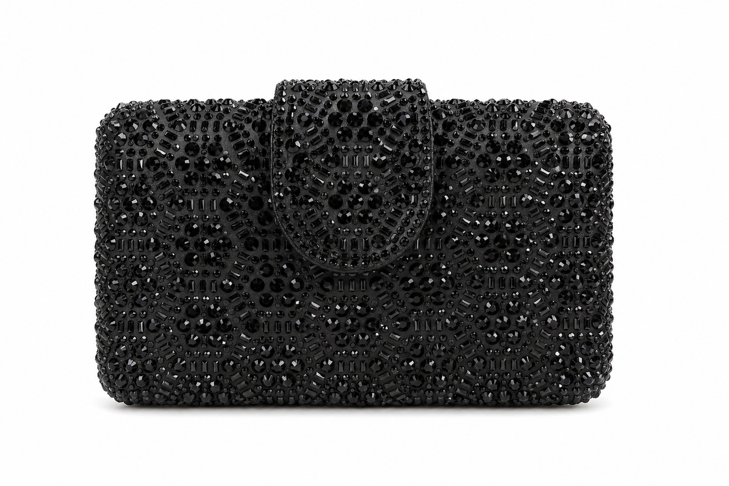 TOTOES Luxe Crystal Rhinestone Clutch