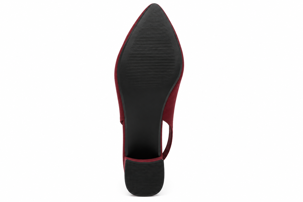 TOTOES Women’s Bow Slingback Block Heel