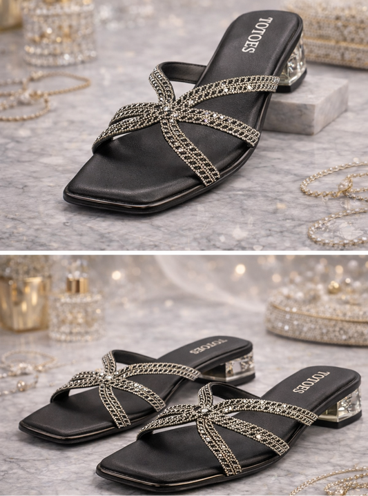Totoes Glimmer Party Flats