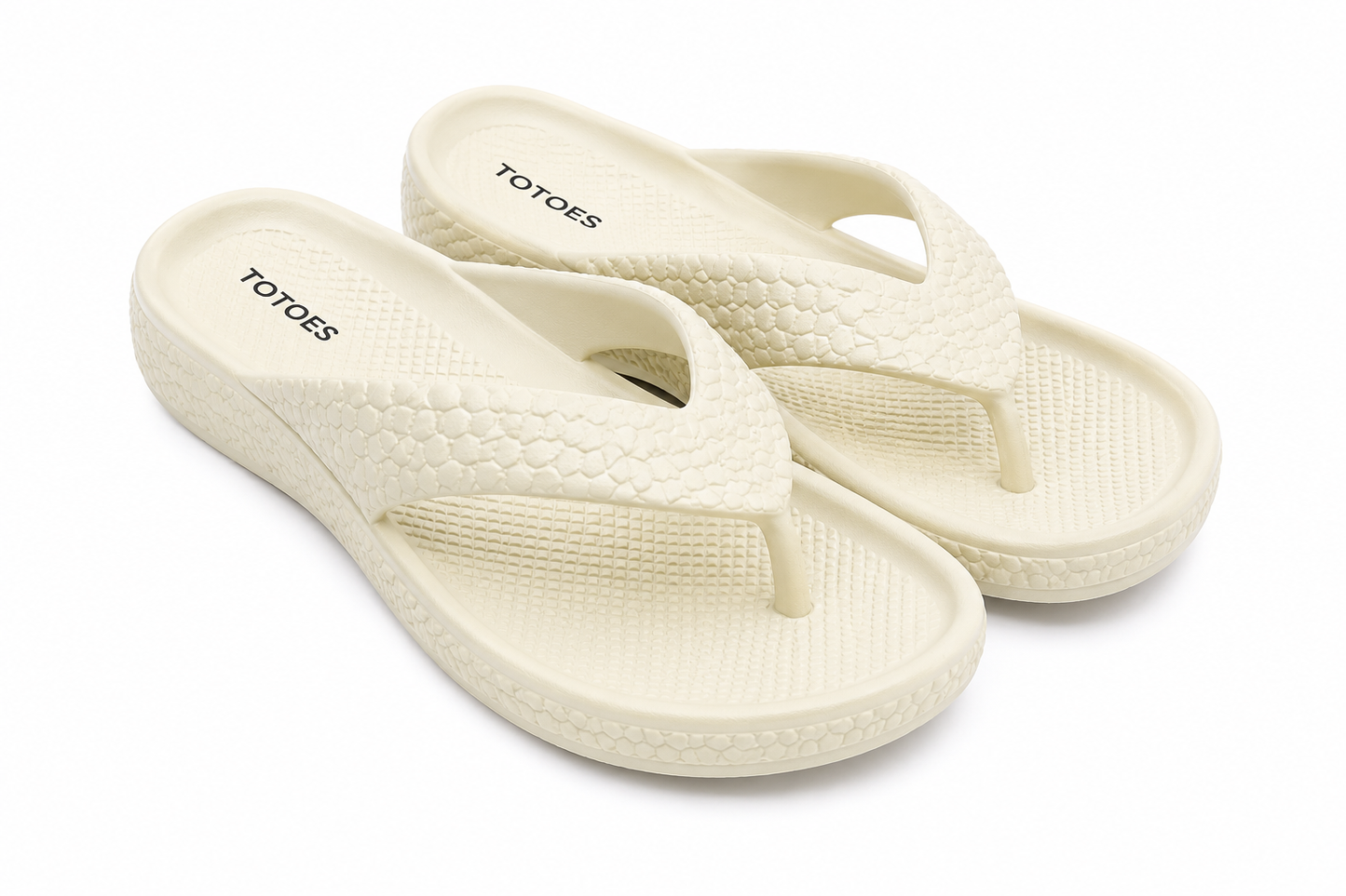 TOTOES PearlGlow Flip Flops