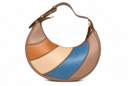 TOTOES LunaCurve Colorblock Hobo Bag