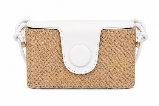TOTOES Raffia Chic Crossbody Bag