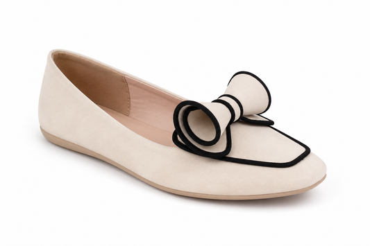 TOTOES Bow Detail Ballet Flats
