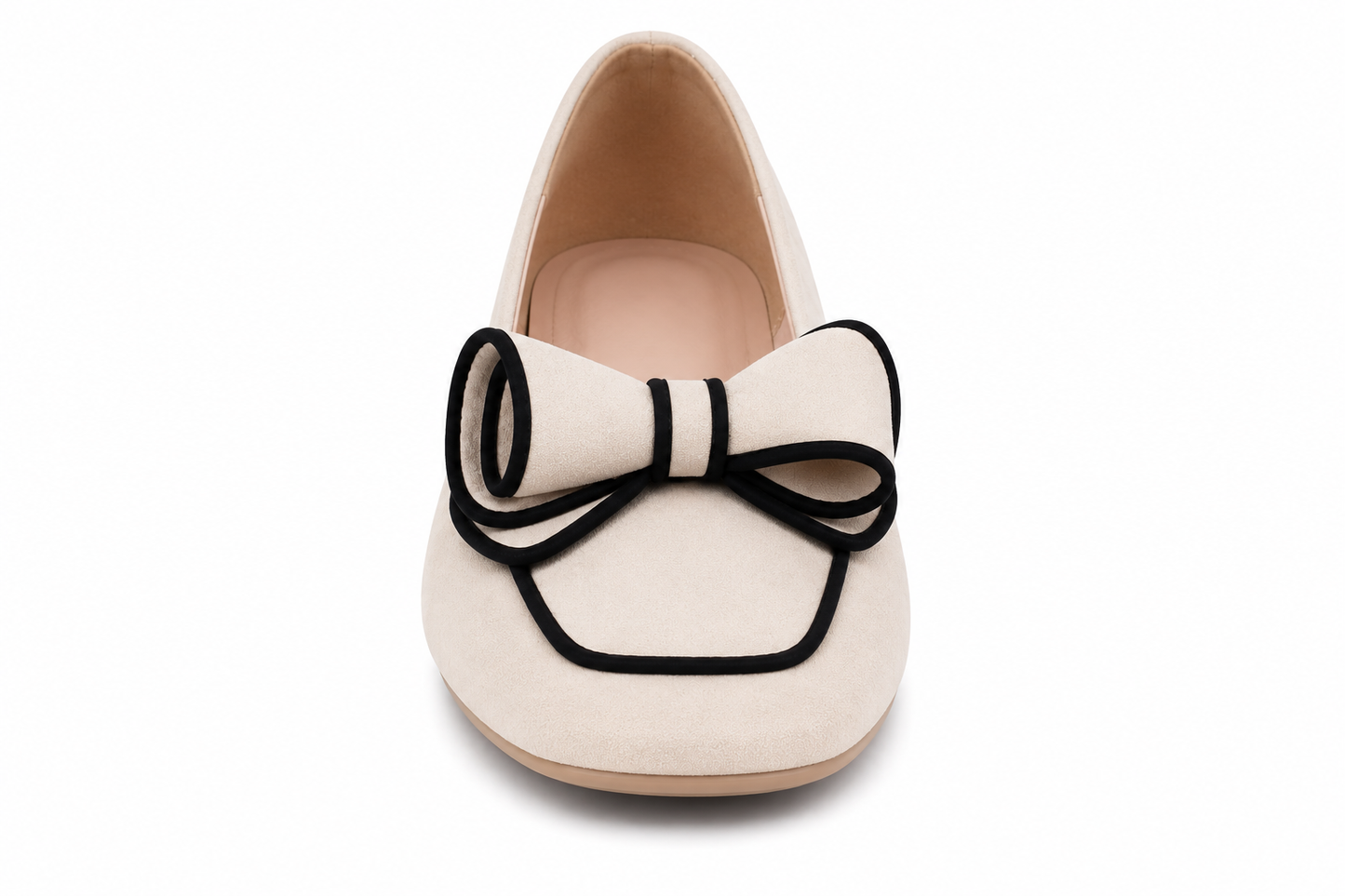 TOTOES Bow Detail Ballet Flats