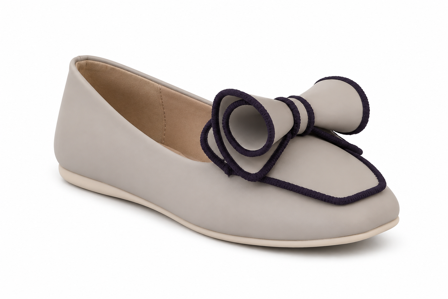 TOTOES Bow Detail Ballet Flats