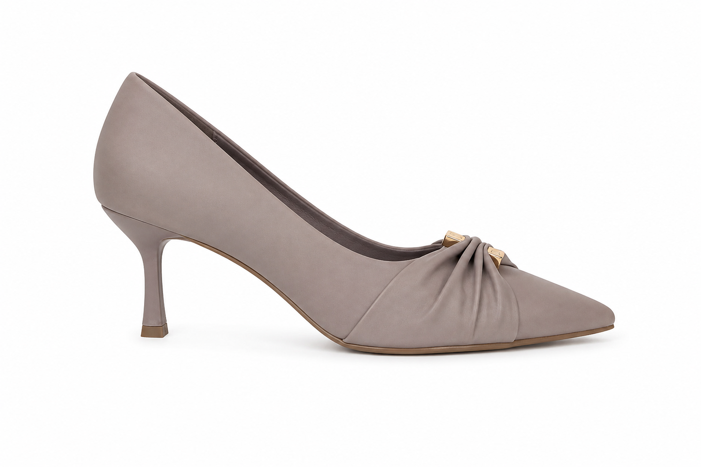 TOTOES Women's Elegant Pointed Toe Kitten Heel