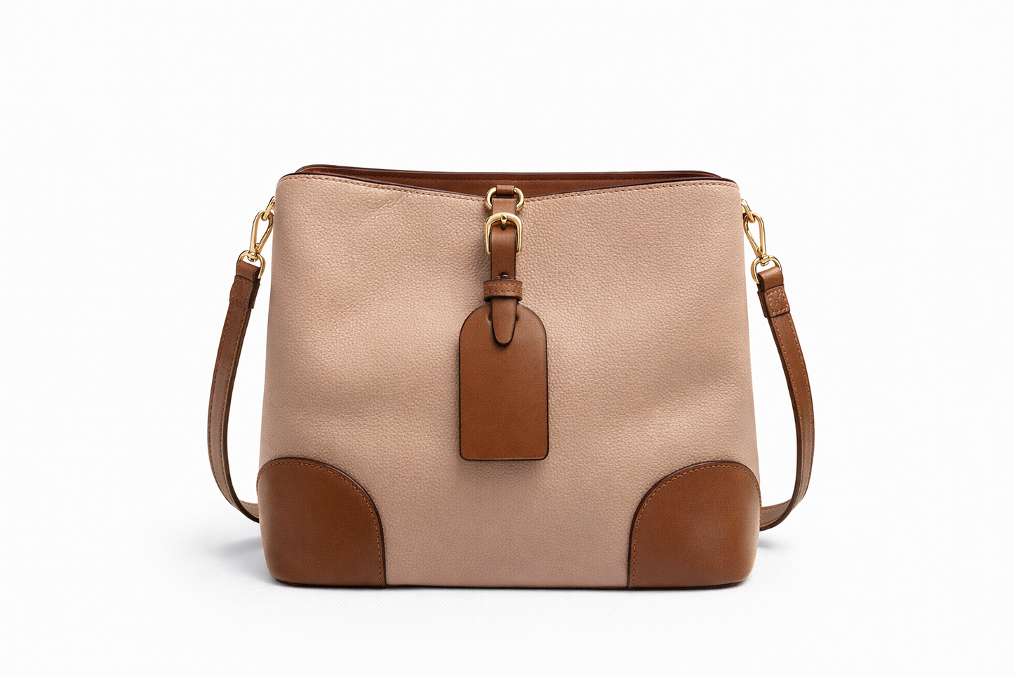 Elegant Dual-Tone Women's Handbag