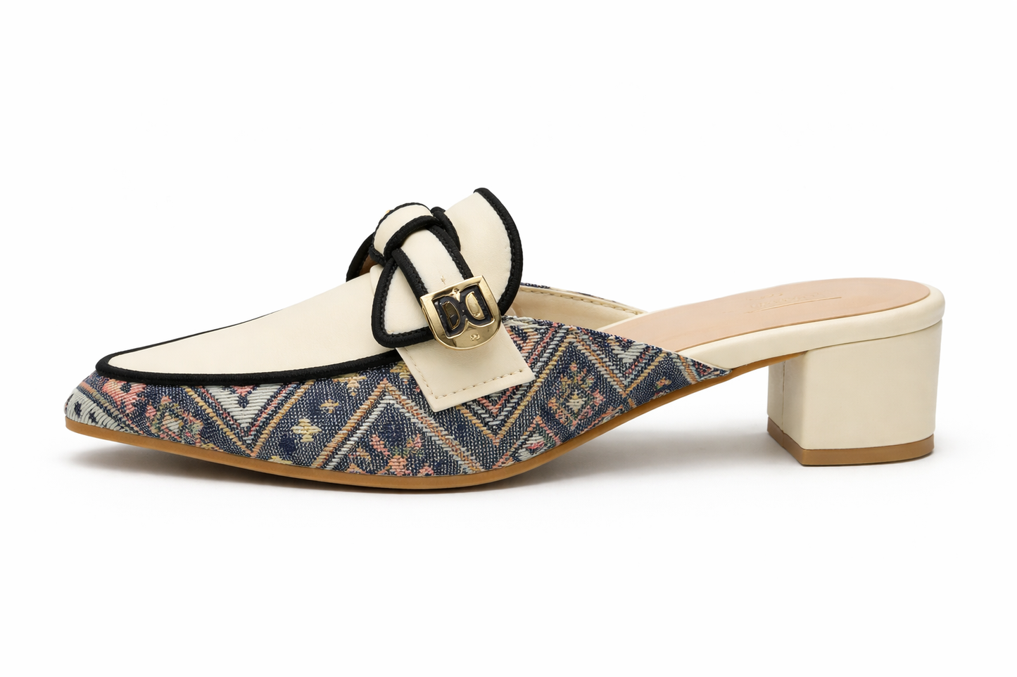 TOTOES Boho Knot Mule Heels