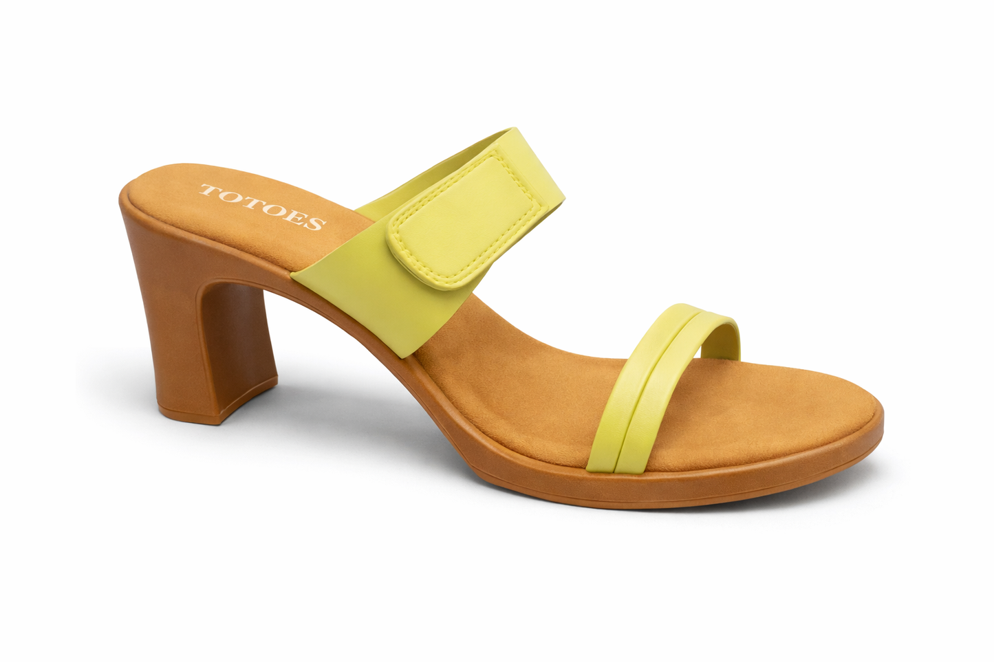 Women Dual Strap Block Heel Sandals