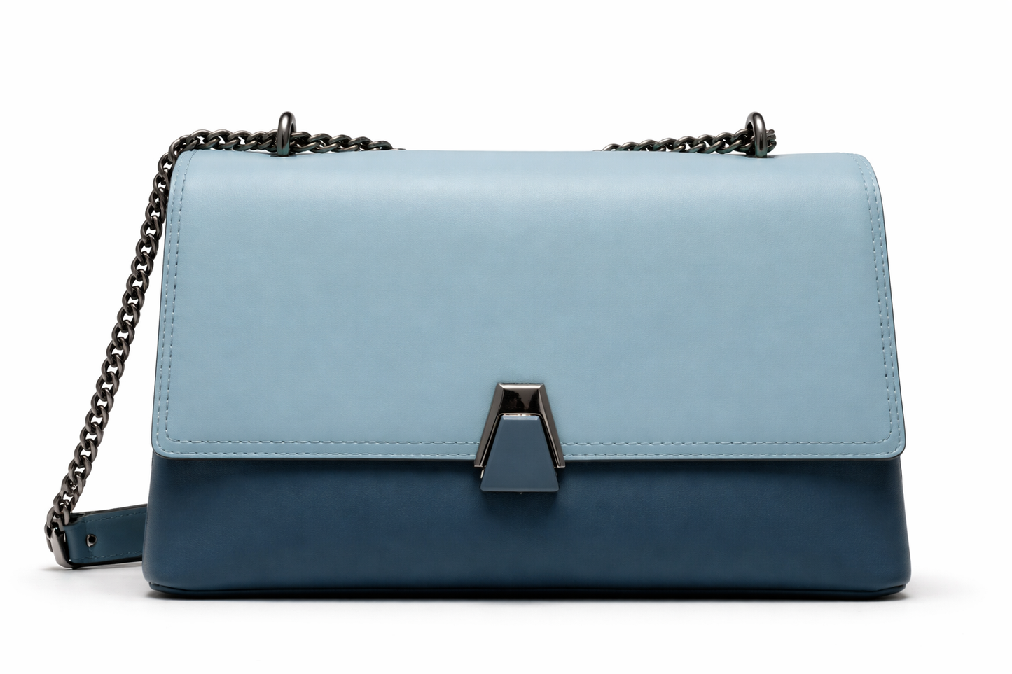 TOTOES Two-Tone Flap Shoulder Bag