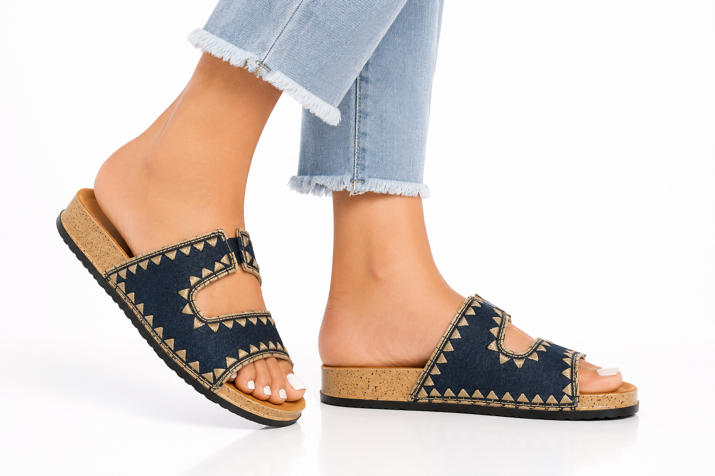 TOTOES Stylish Denim Flats