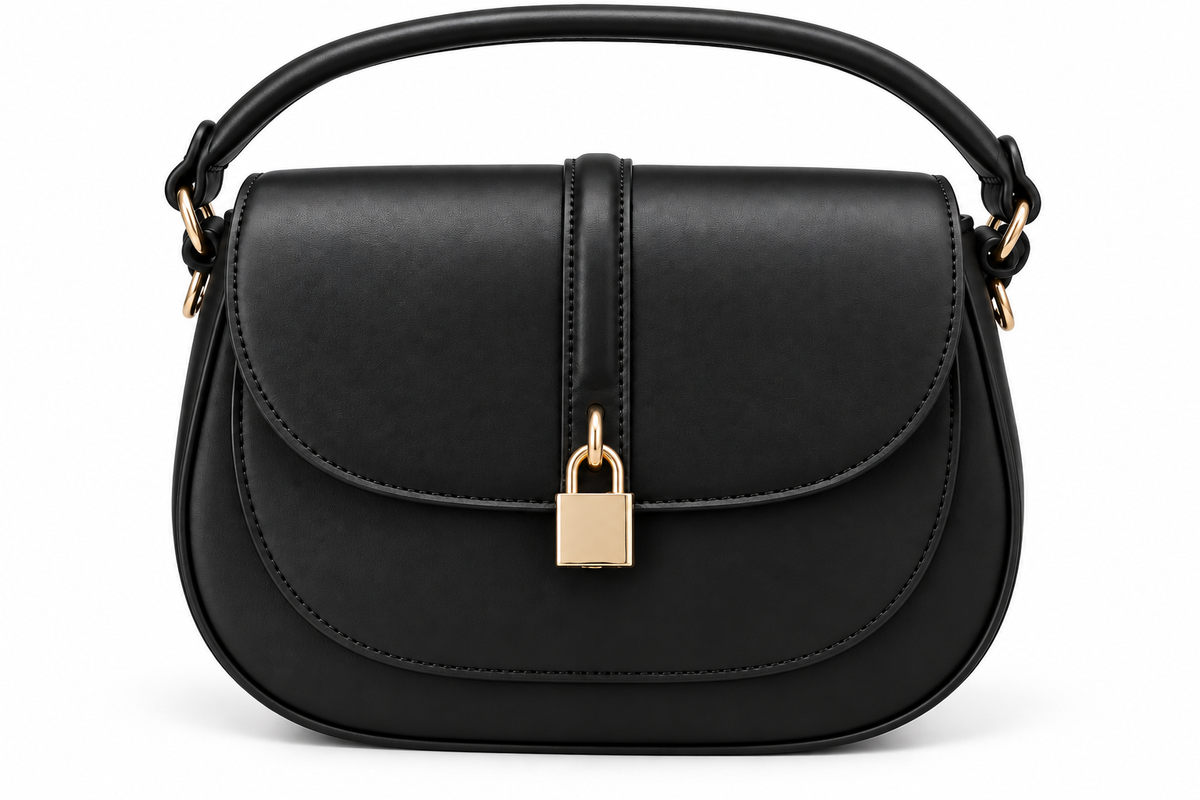 TOTOES Women’s Structured Saddle Handbag