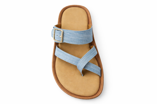 TOTOES Denim Blue Comfort Flats